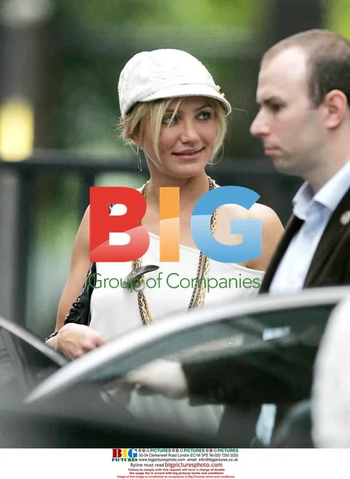 Cameron Diaz and Rupert Everett leaving GMTV