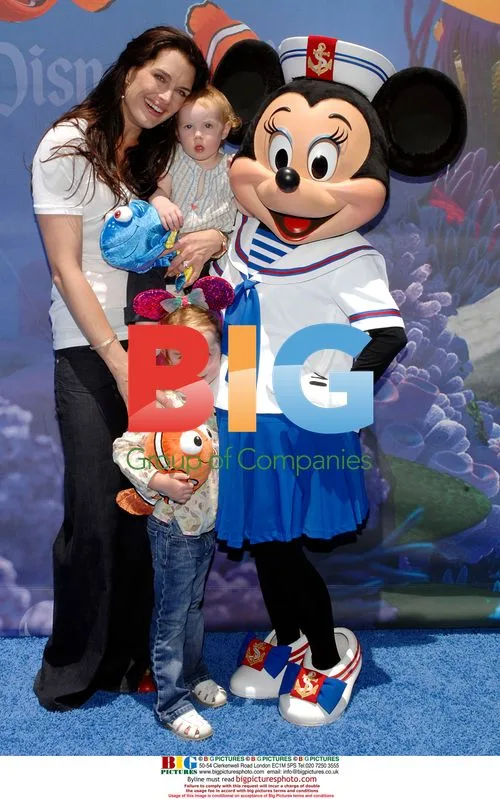 Brooke Shields and daughters at Disneyland