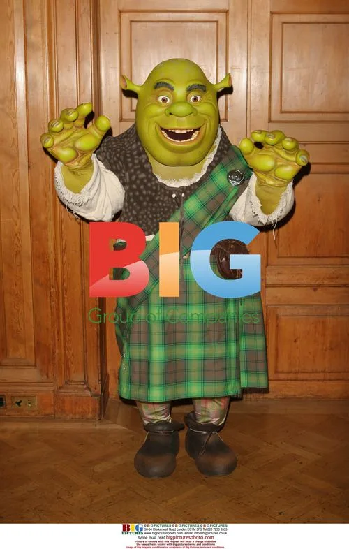 Shrek Presented with Scottish Clan Tartan
