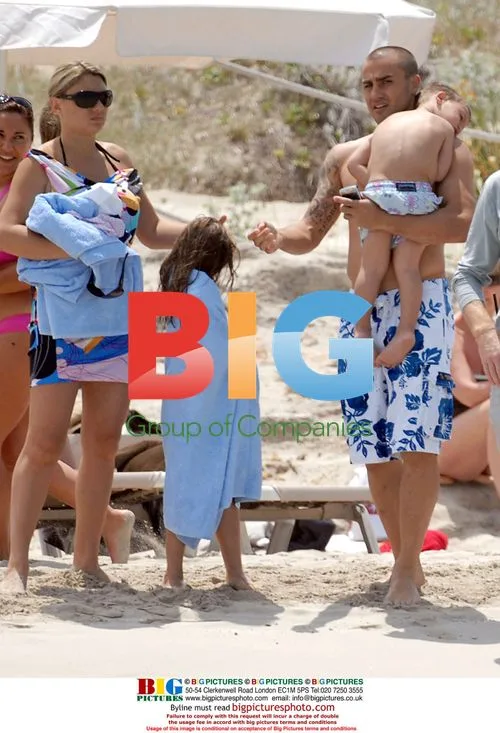 Fabio Cannavaro's family holiday in Formentera