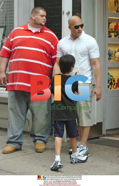 Vin Diesel spends day with children in Soho