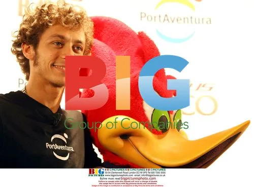 Valentino Rossi at Port Aventura Amusement Park