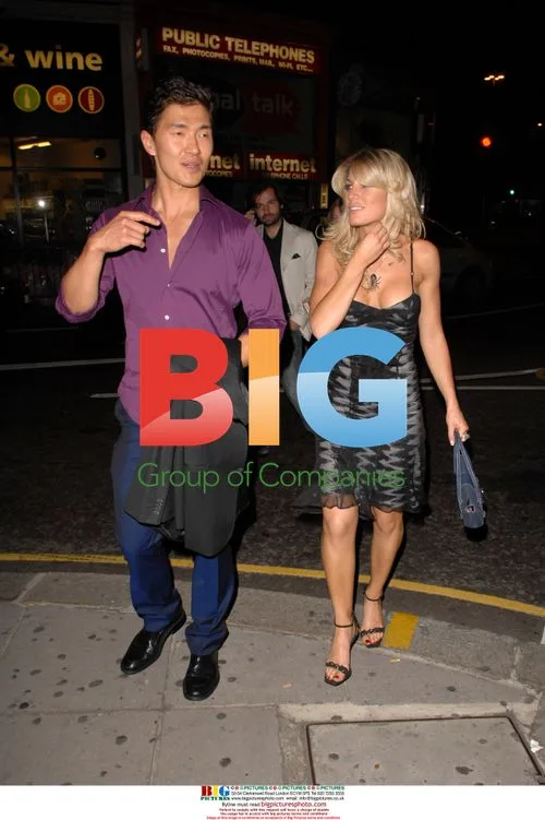 Rick Yune and Hofit Golan at Boujis nightclub