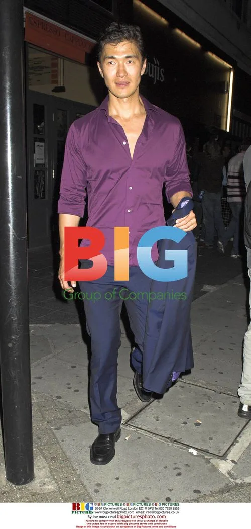 Rick Yune leaves Boujis nightclub in London
