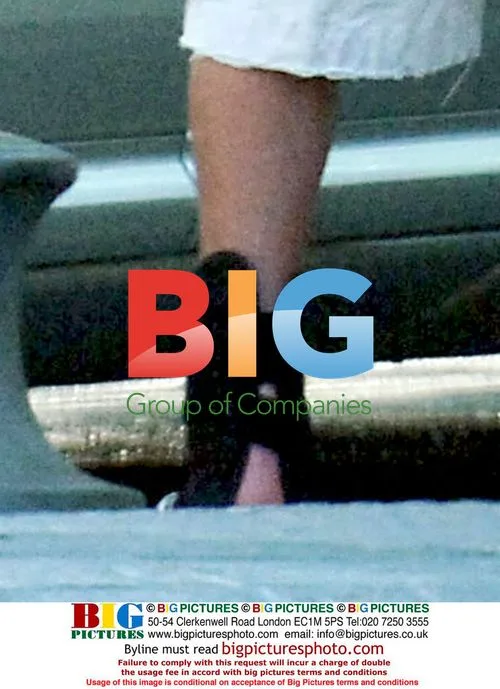 David Beckham with injured ankle