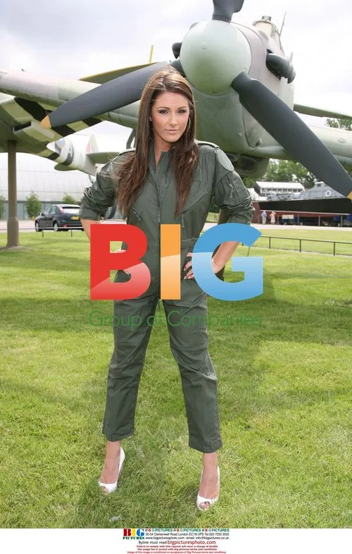 Lucy Pinder Launches Nuts Magazine RAF Campaign
