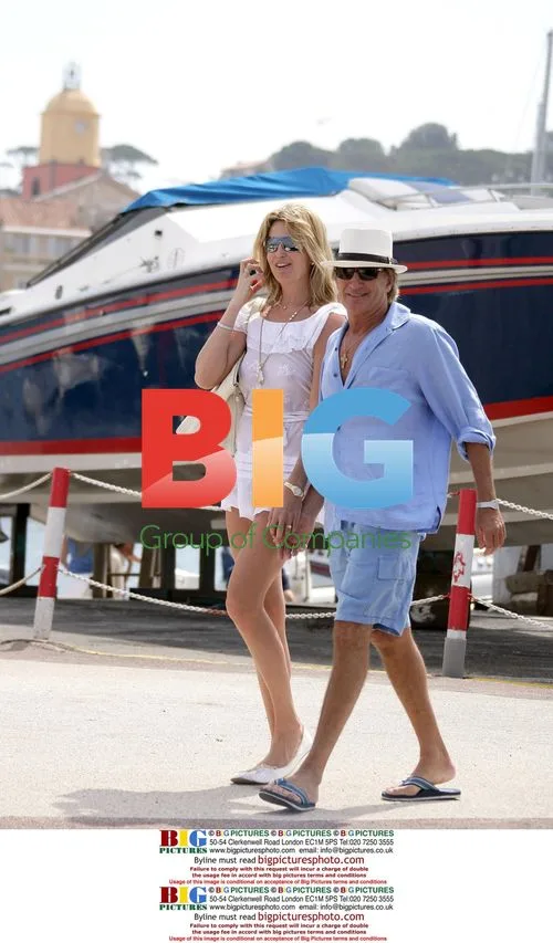 Rod Stewart and Penny Lancaster before wedding