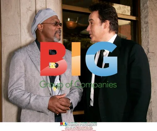 Cast Members SAMUEL L. JACKSON & JOHN CUSACK at '1408' Premiere