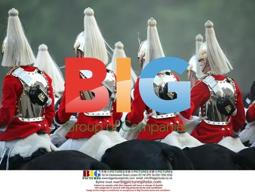 Household Cavalry Pageant in London