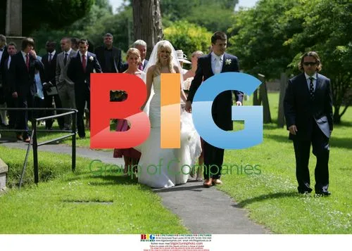 Michael Carrick and Lisa Roughead's Wedding