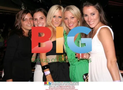 Celebs party at Cafe De Paris