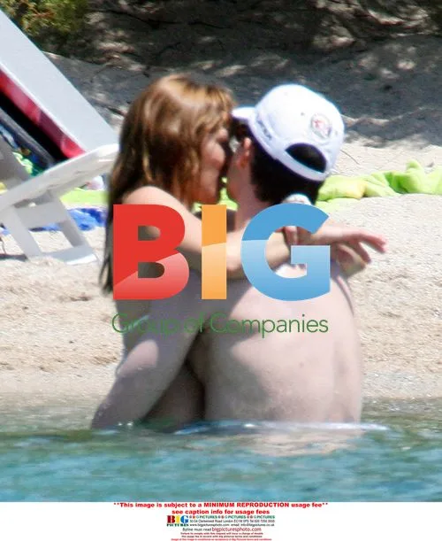 Michael Ballack and Simone Lambe in Sardinia