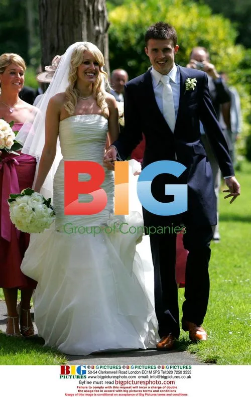 Michael Carrick and Lisa Roughead Wedding