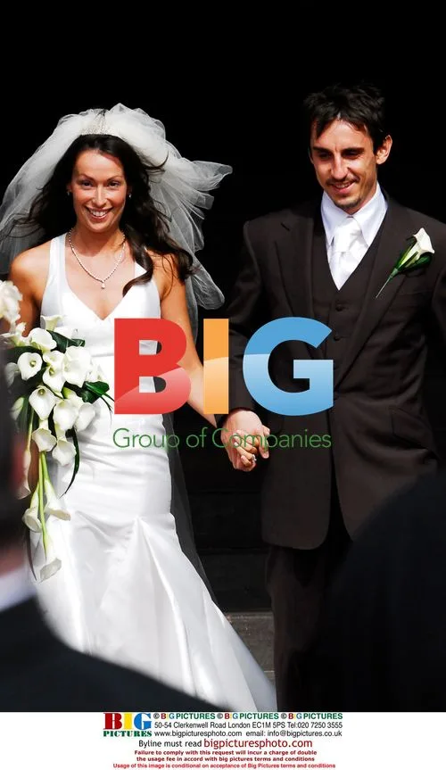 Gary Neville and Emma Hadfield's Wedding
