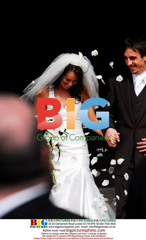 Gary Neville and Emma Hadfield's Wedding