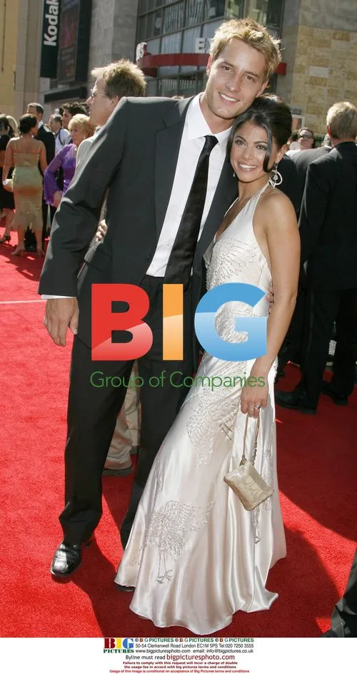 Justin Hartley and Lindsay Korman at 2007 Daytime Emmys