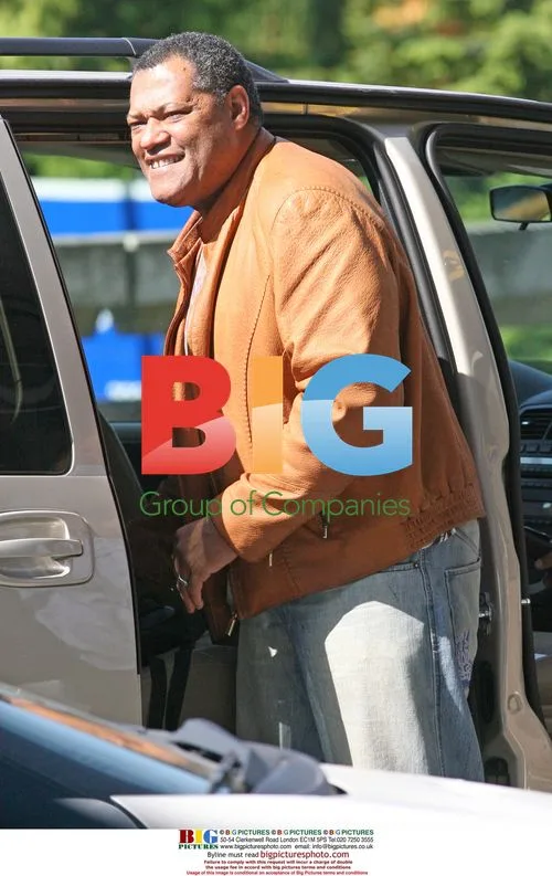 Laurence Fishburne arrives at Vancouver Airport