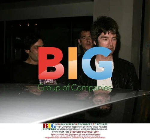 Noel Gallagher and Sara McDonald at Groucho Club