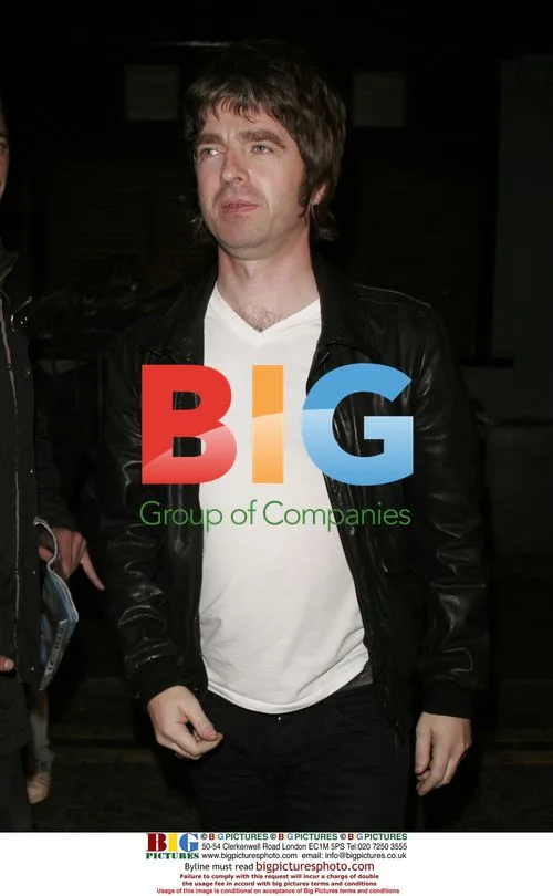 Noel Gallagher and Sara McDonald at Groucho Club