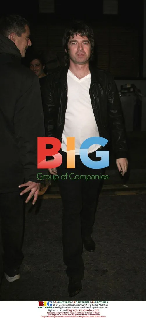 Noel Gallagher and Sara McDonald at Groucho Club