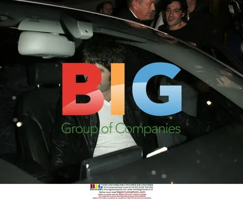 Noel Gallagher and Sara McDonald at Groucho Club