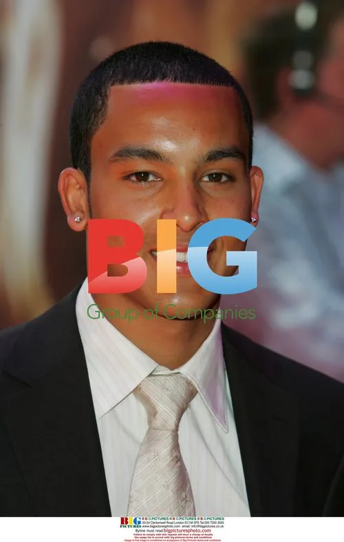 Theo Walcott at Die Hard 4.0 Premiere