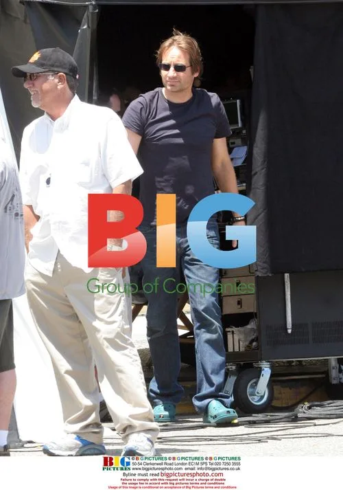 David Duchovny on set of 'Californication'