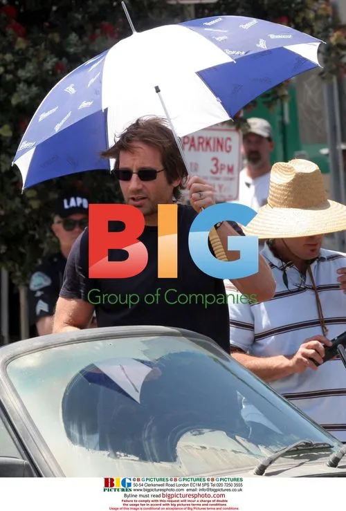 David Duchovny on 'Californication' set