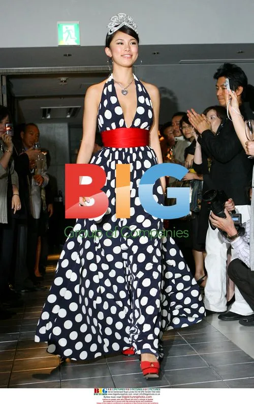 Miss Universe Riyo Mori at Thavasa party