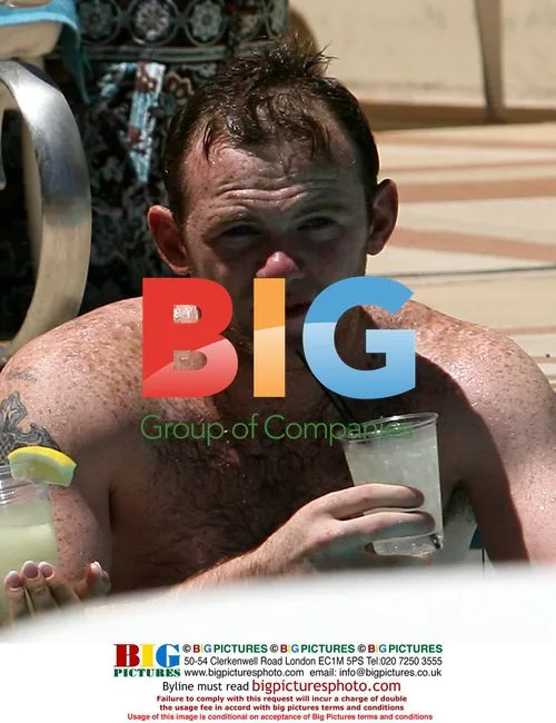 Wayne Rooney and Coleen McLoughlin in Las Vegas
