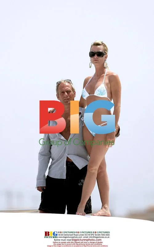 Nicolette Sheridan and Michael Bolton in St Tropez