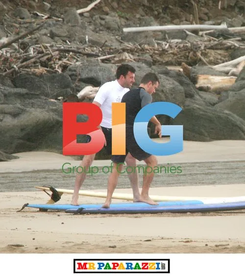 Matt Damon and Ben Affleck Surf in Hawaii