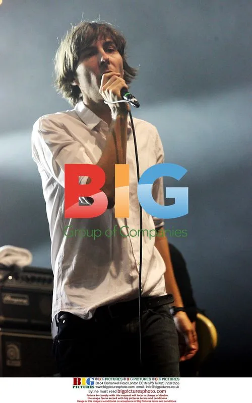 Phoenix's Thomas Mars Performs in Paris
