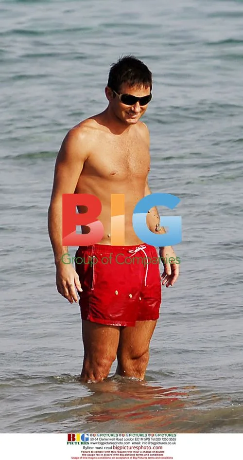 Frank Lampard and Elen Rives on family holiday in Spain