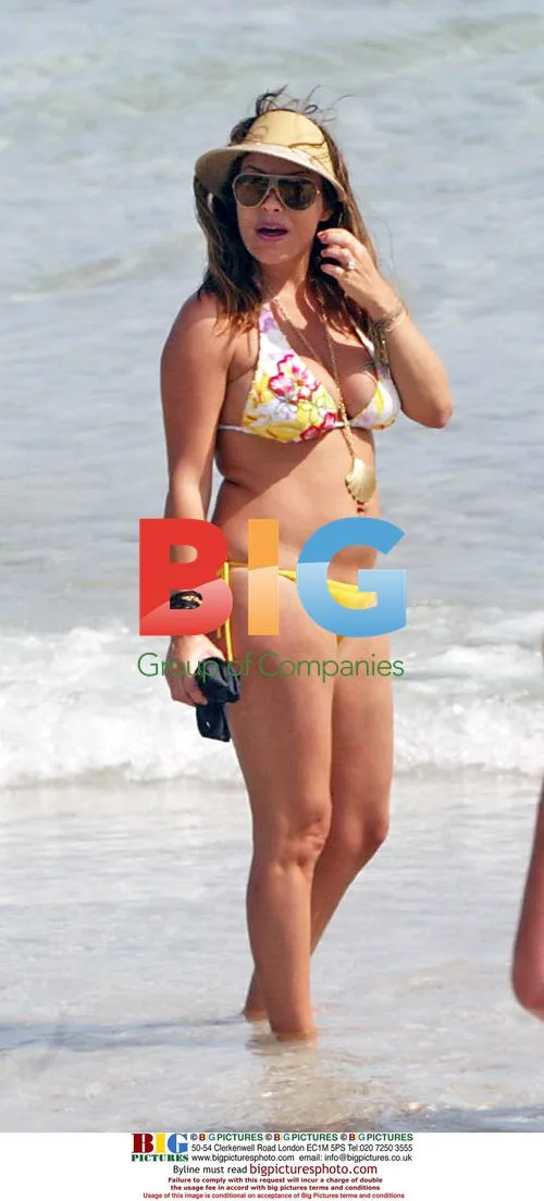Frank Lampard and Elen Rives on holiday in Spain