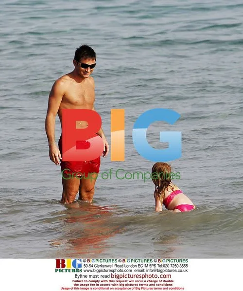 Frank Lampard and Elen Rives on family vacation