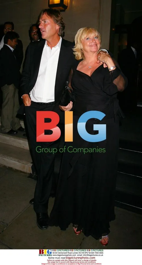 Richard Madley and Judy Finnigan leaving George Michael's Birthday Party