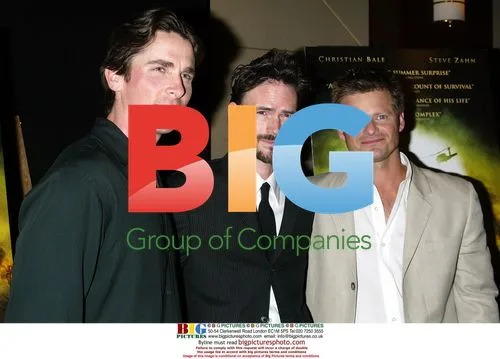 Christian Bale, Jeremy Davies, and Steve Zahn at "Rescue Dawn" Screening