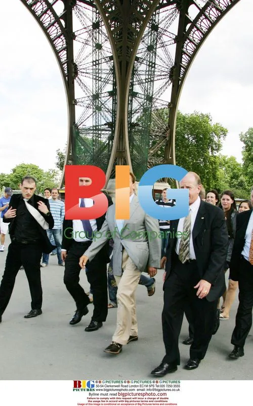 Arnold Schwarzenegger Visits Paris Landmarks