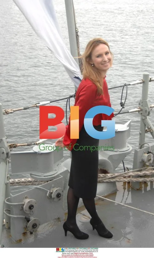 Lisa McCune on HMAS Melbourne for 'Sea Patrol'