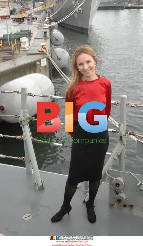 Lisa McCune on HMAS Melbourne for 'Sea Patrol'