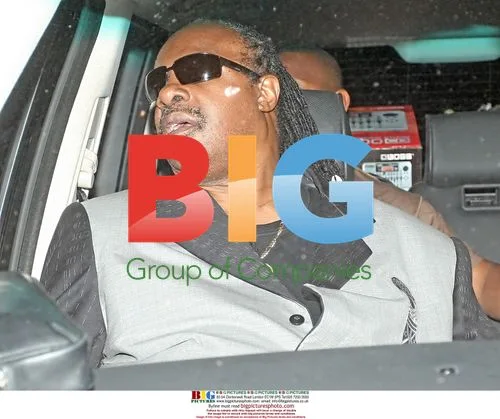 Stevie Wonder at Mr. Chow