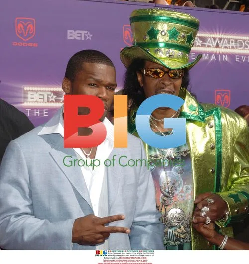 50 Cent and Bootsy Collins at BET Awards 2007