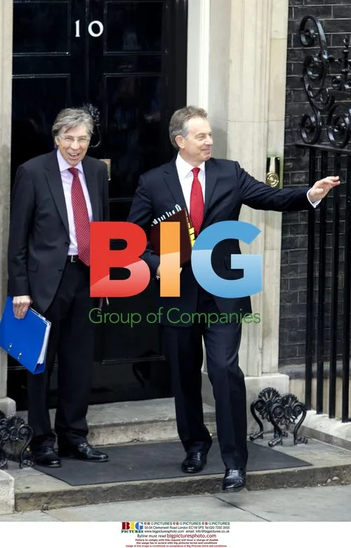 Tony Blair leaves Downing Street on last day