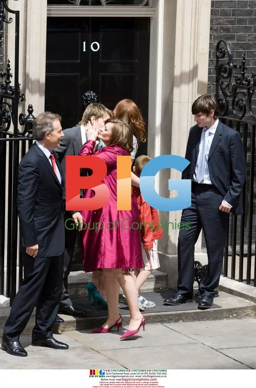 Tony and Cherie Blair's Family Depart 10 Downing Street
