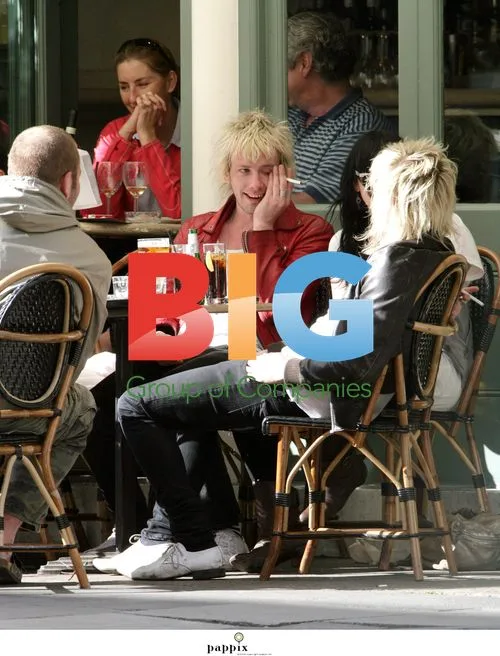 Donny Tourette Celebrating with Band and Mystery Brunette