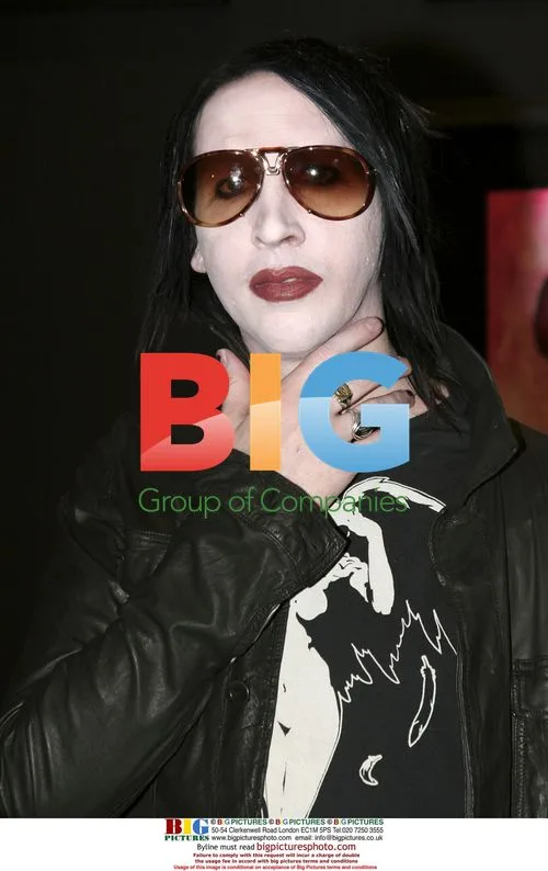 Marilyn Manson Presenting Paintings