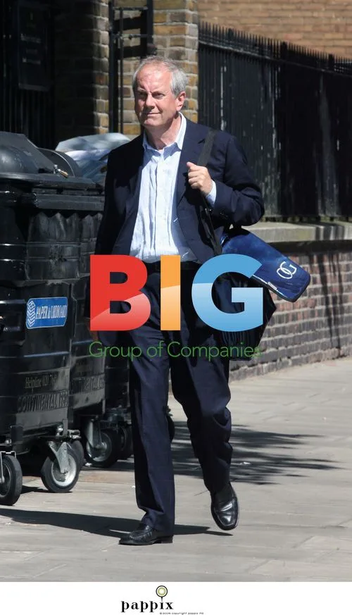 Gyles Brandreth out in North London