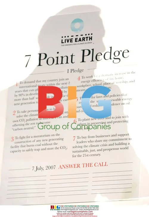 Al Gore at Live Earth press event