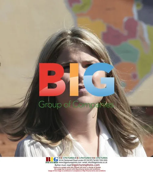 Jenna Bush at Regiment Basic School in Lusaka